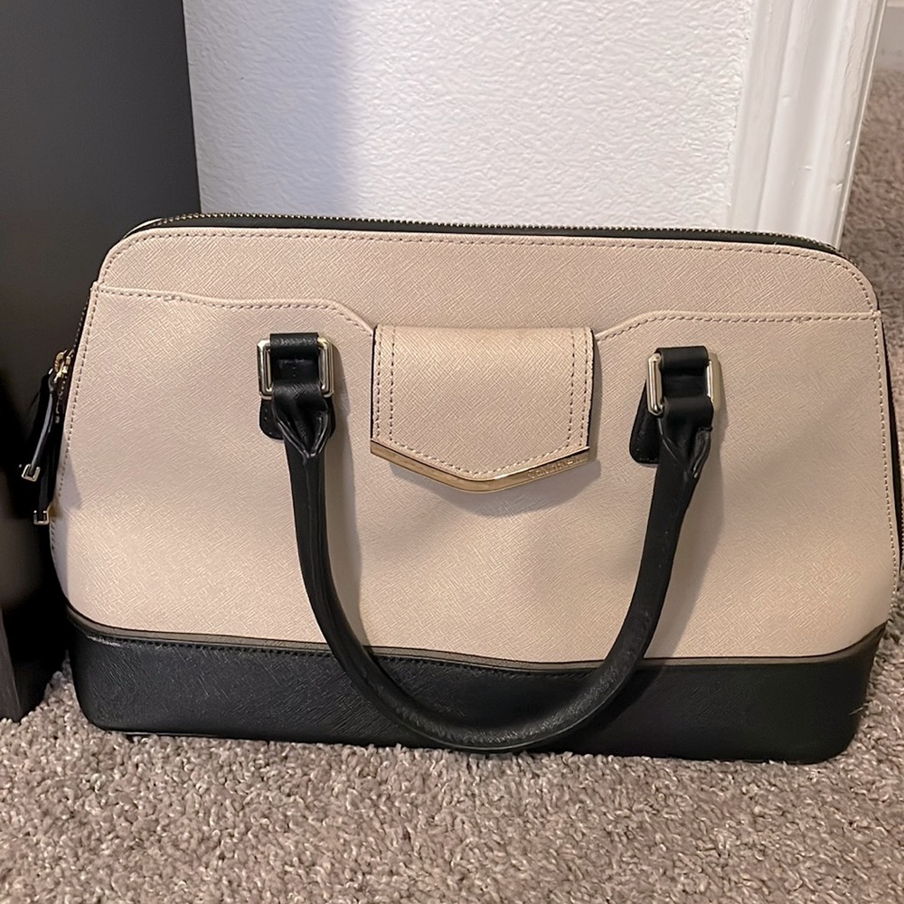 Calvin Klein Saffino Leather Tote - Picture 2 of 10
